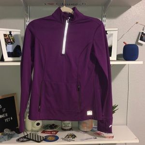 REI quarter zip sweater